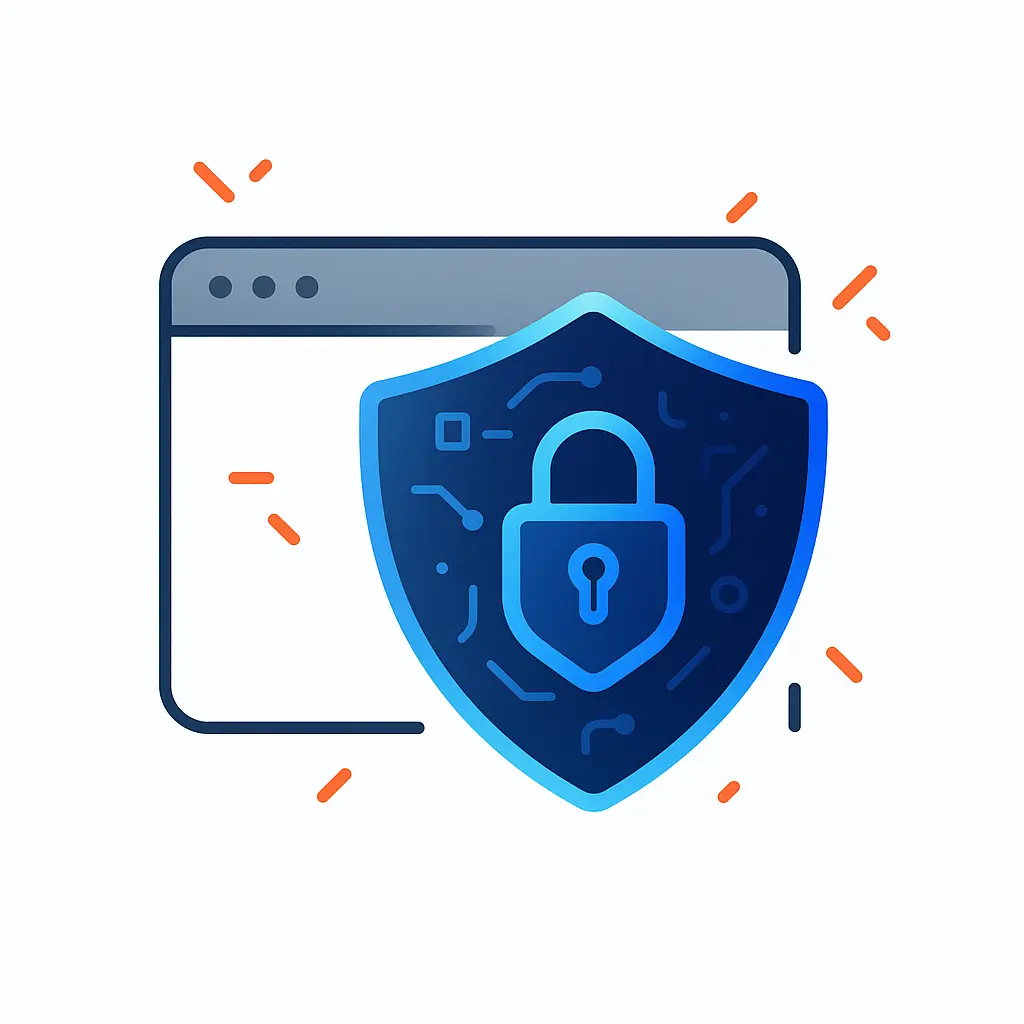 Lock with shield icon
